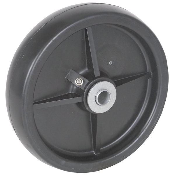 WHEEL-DECK, 3X.25, SMOOTH, BLACK 7.9" x7.9" x2.55"